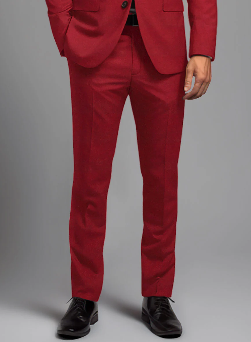 Italian Turna Red Flannel Pants - Image 2