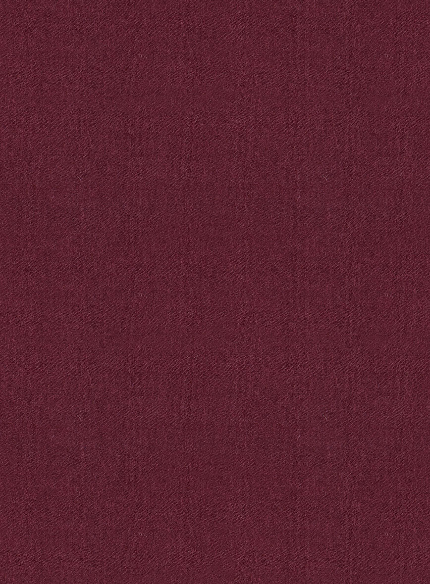 Italian Turna Wine Flannel Jacket - Image 3