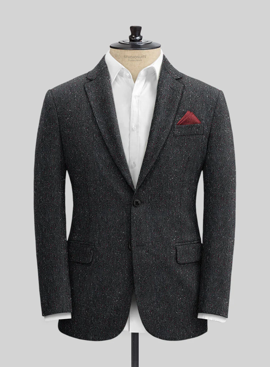 Italian Tweed Ecria Donegal Suit - Image 3