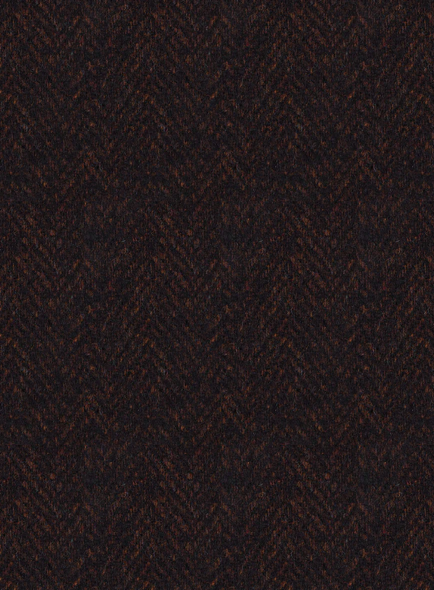 Italian Tweed Herringbone Urbano Pants - Image 3