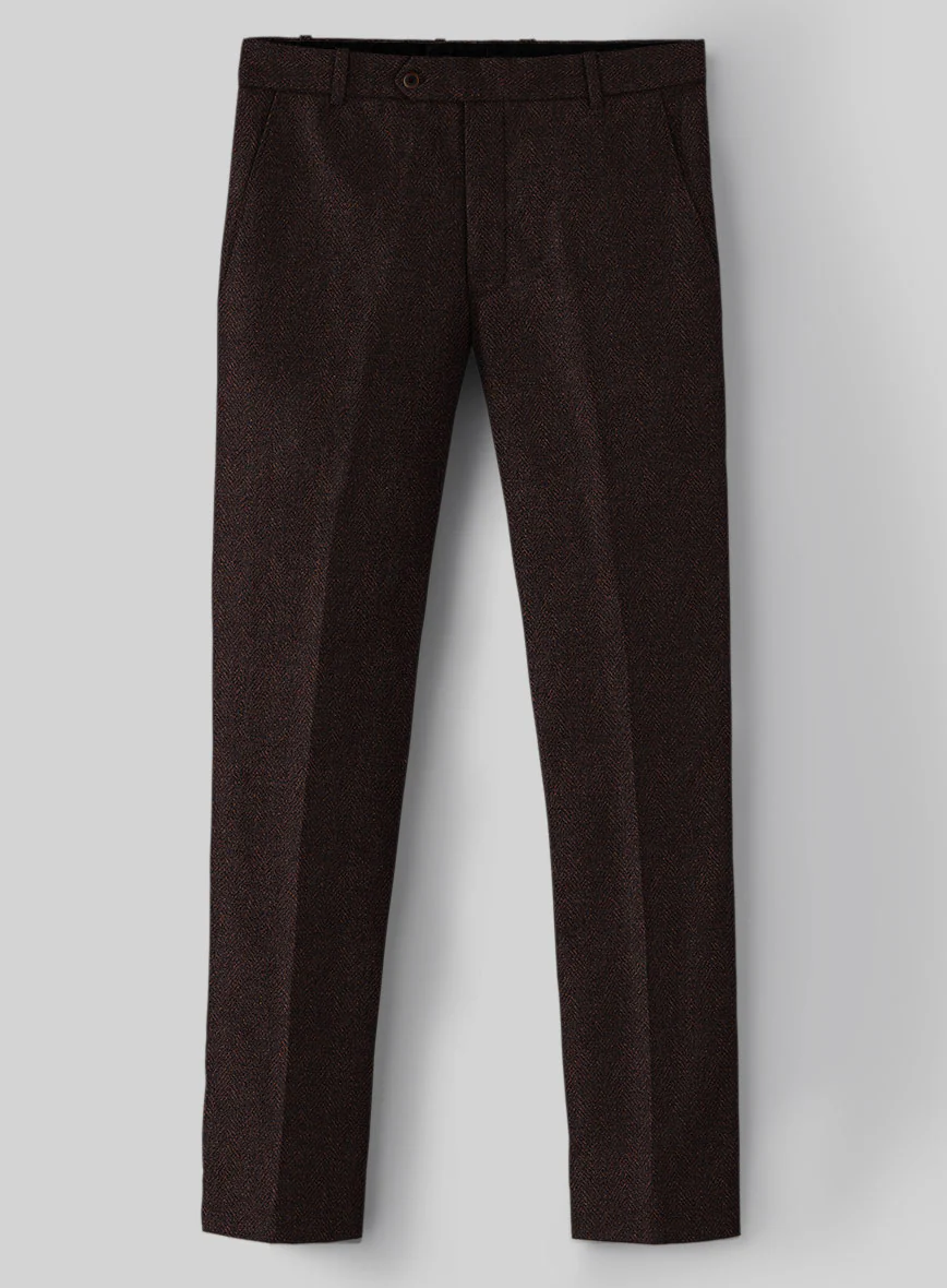 Italian Tweed Herringbone Urbano Suit - Image 7