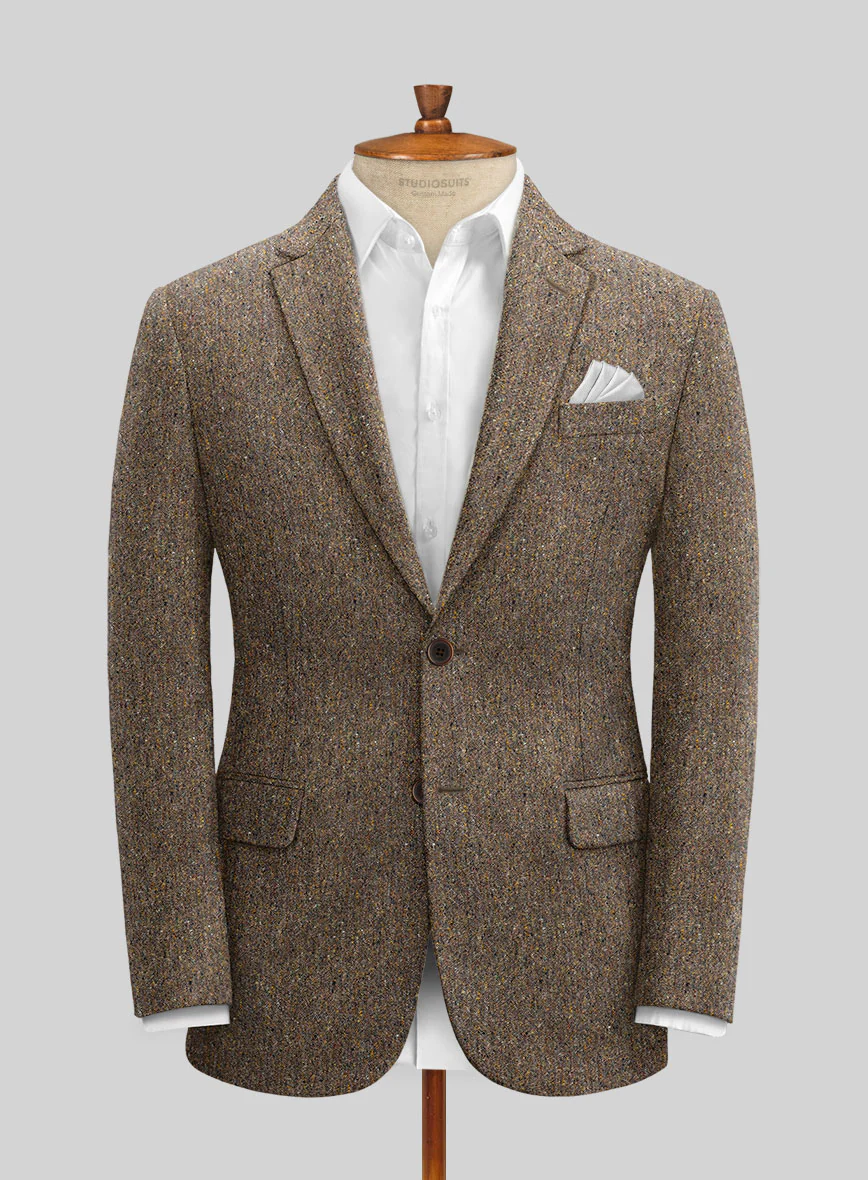 Italian Tweed Ximan Donegal Suit - Image 3