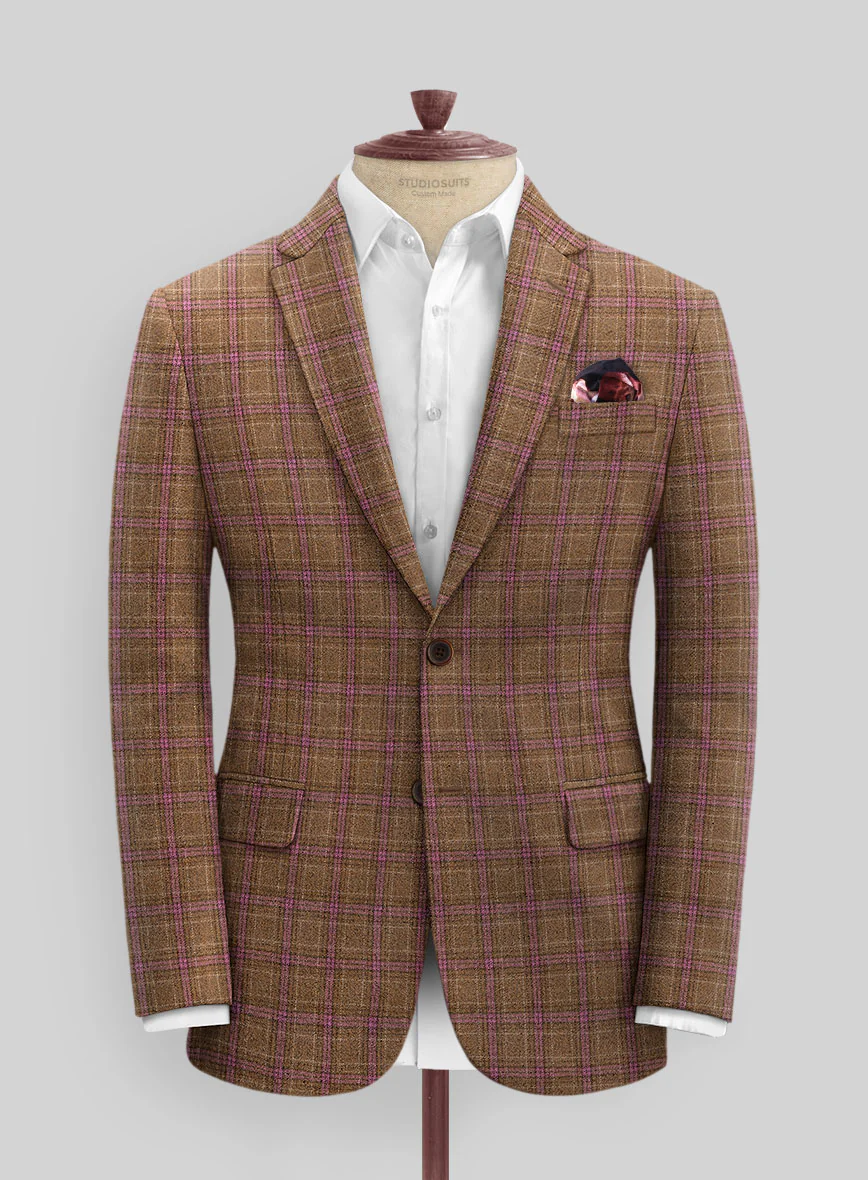 Italian Valmi Checks Tweed Suit - Image 3