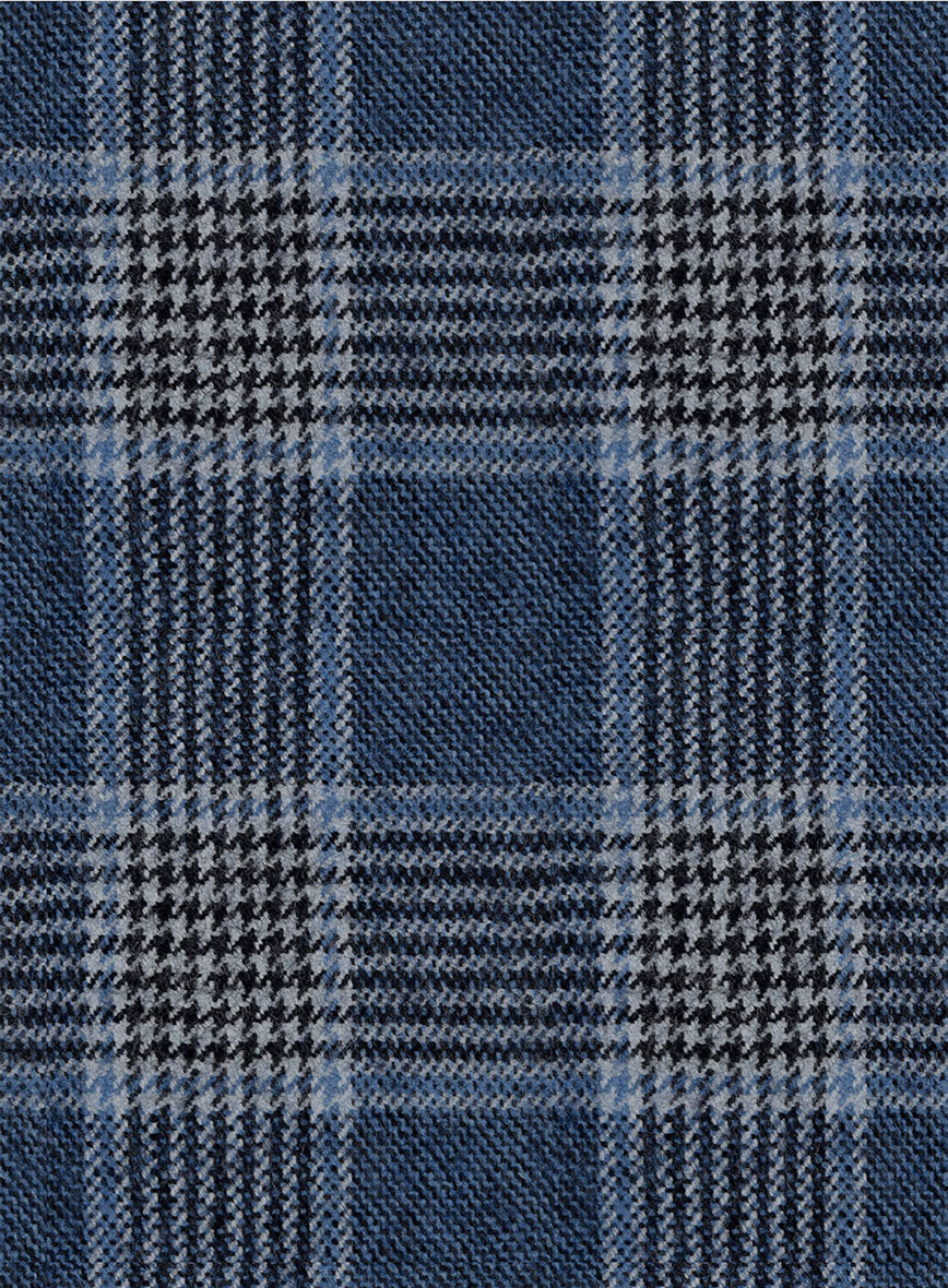 Italian Vincenzo Check Tweed Pants - Image 3