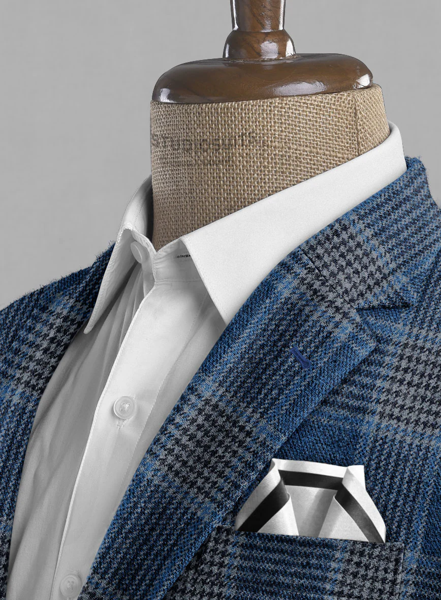 Italian Vincenzo Check Tweed Suit - Image 4