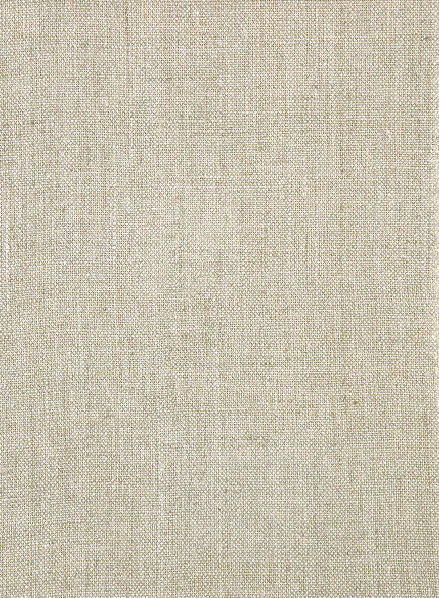 Italian Vintage Beige Linen Jacket - Image 2