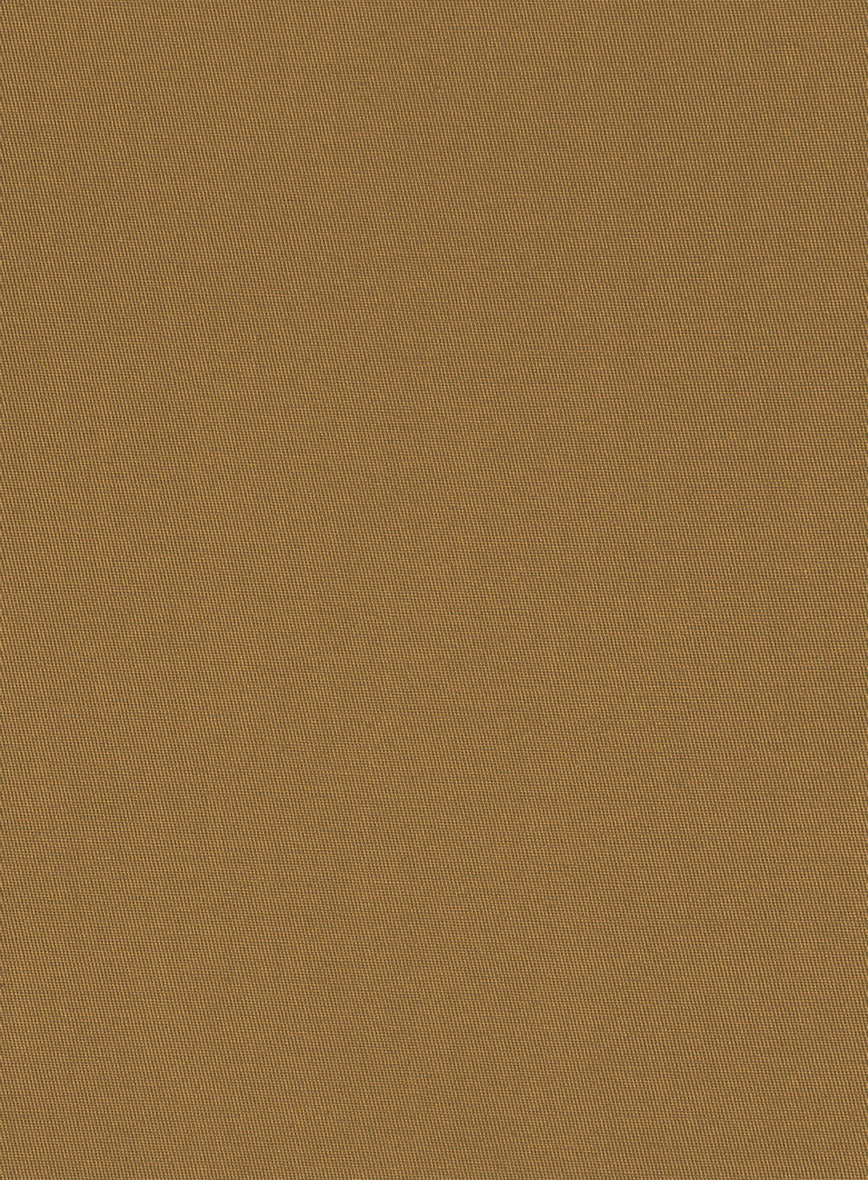Italian Walnut Brown Cotton Stretch Suit - Image 6