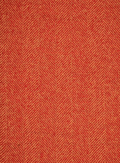 Italian Wide Herringbone Fire Tweed Suit - Image 2