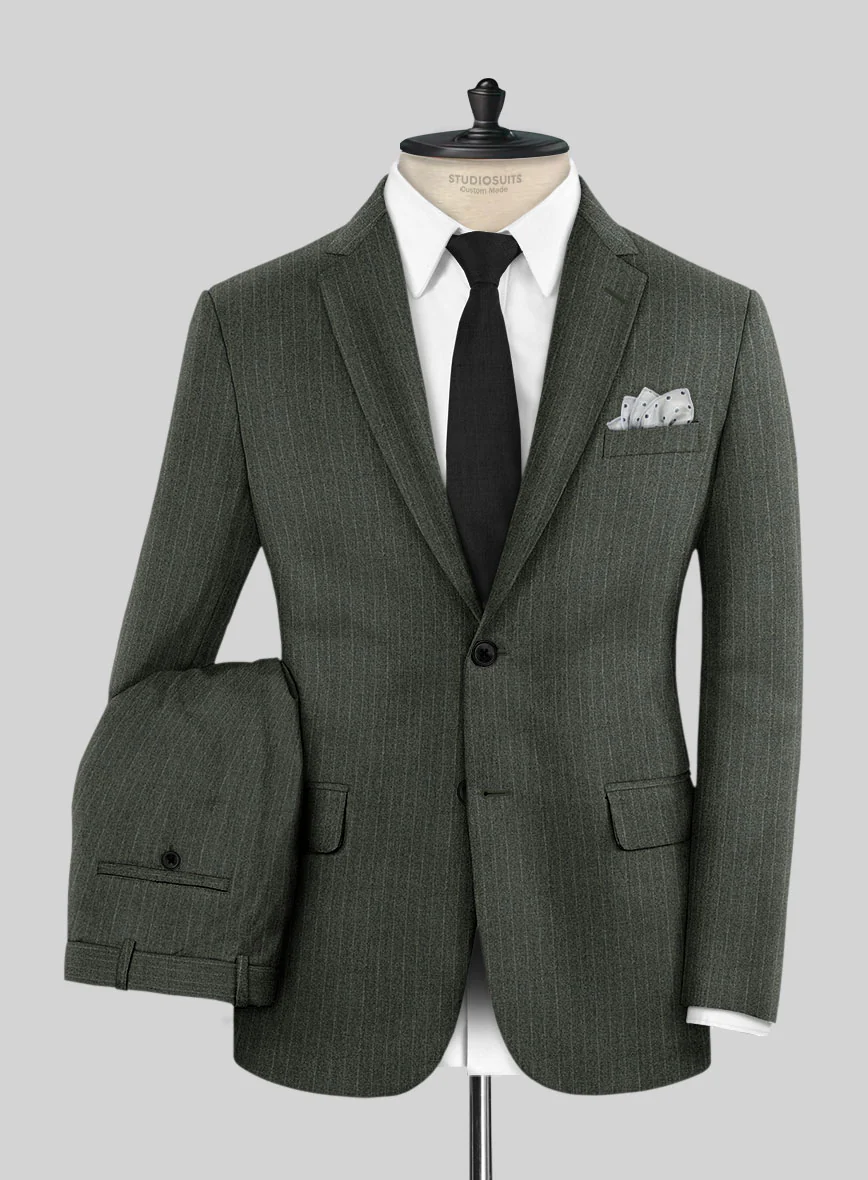 Italian Wool Arsenico Suit - Image 2