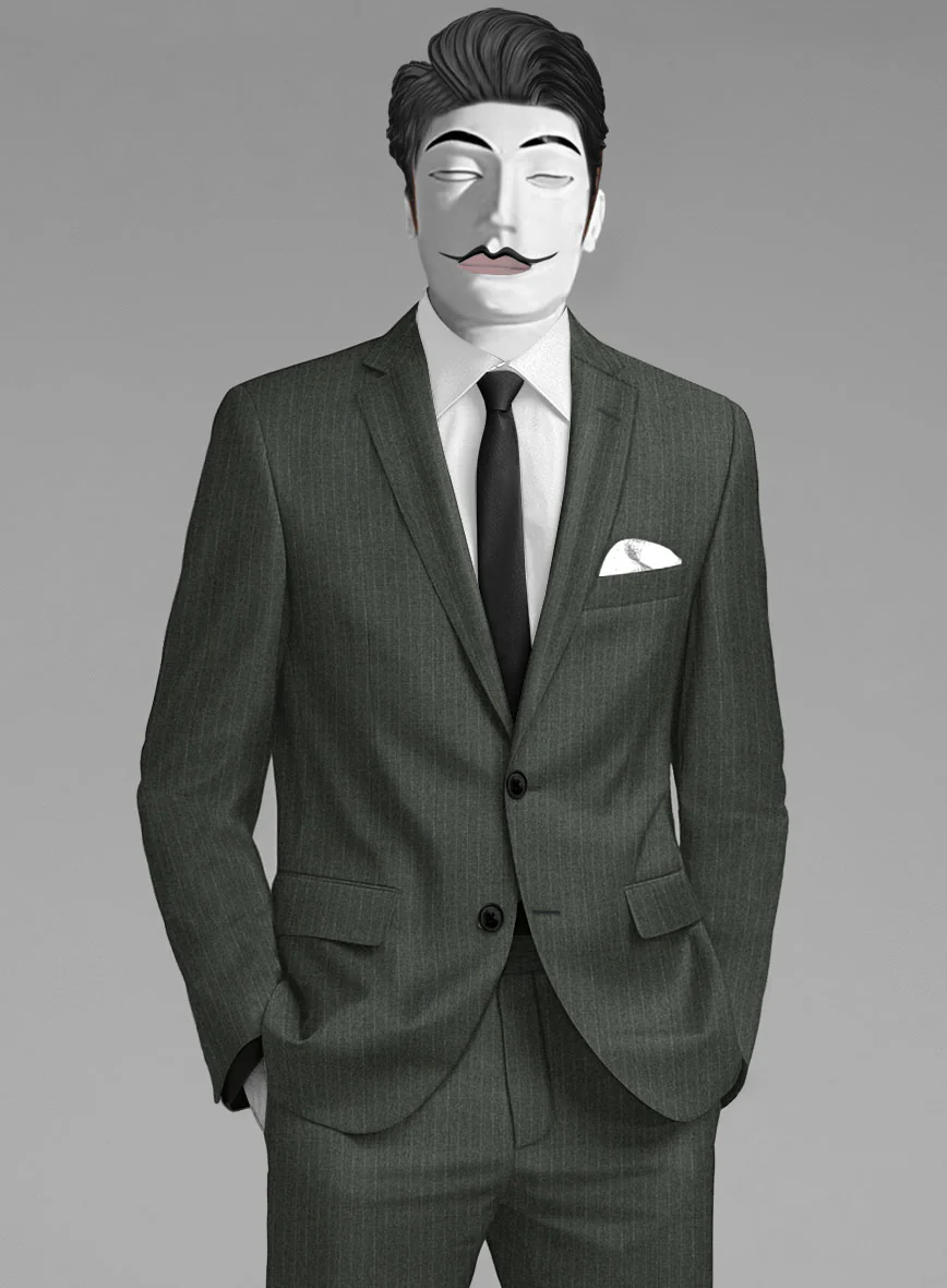 Italian Wool Arsenico Suit - Image 4