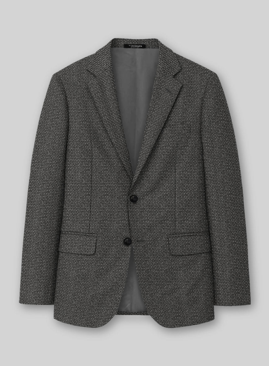 Italian Wool Basket Weave Zanetti Suit - Image 2