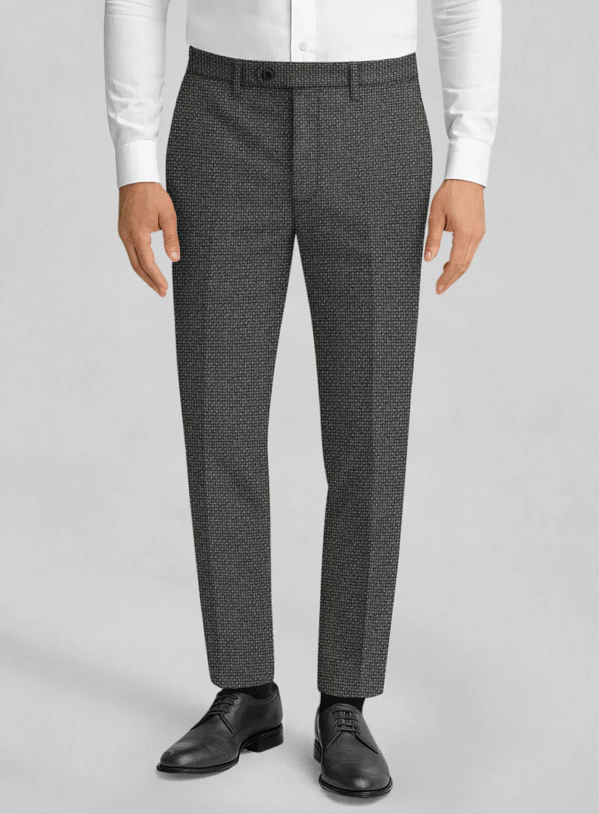 Italian Wool Basket Weave Zanetti Suit - Image 6