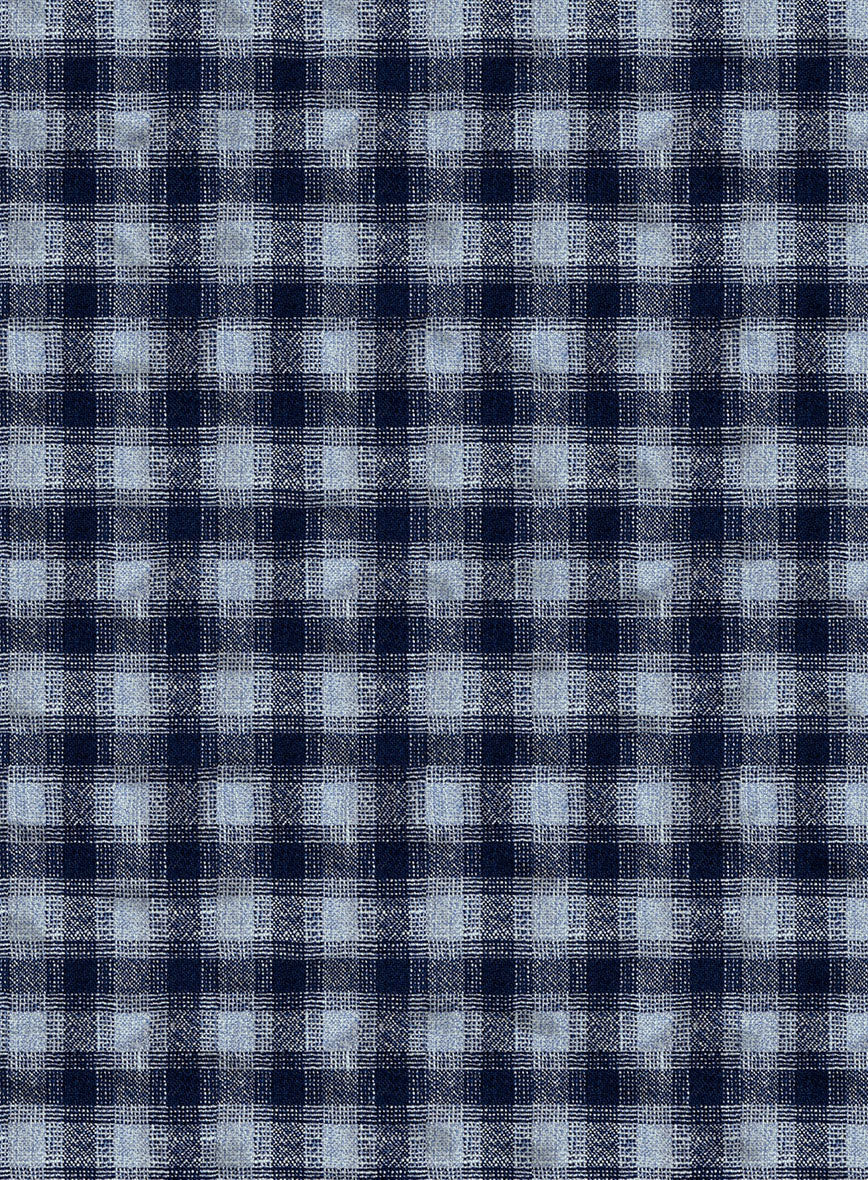 Italian Wool Brezza Crest Seersucker Pants - Image 3