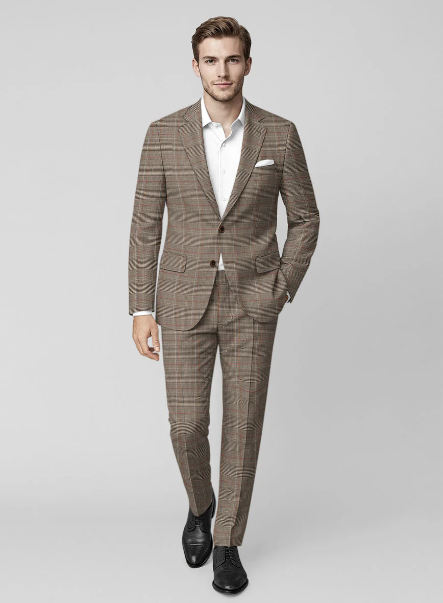 Italian Wool Canine Houndcrest Suit - Image 2