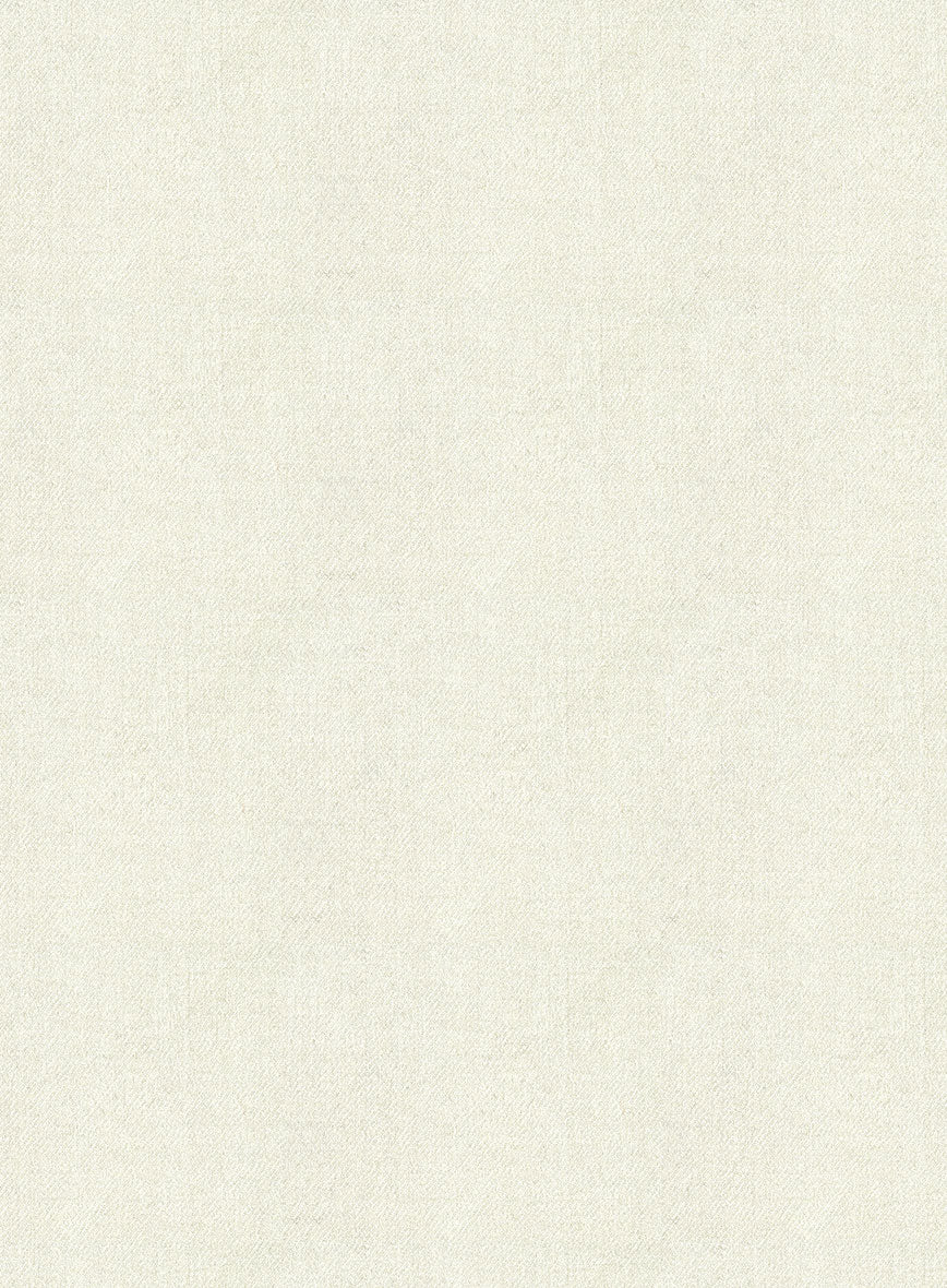 Italian Wool Cashmere Ivory Pants - Image 3