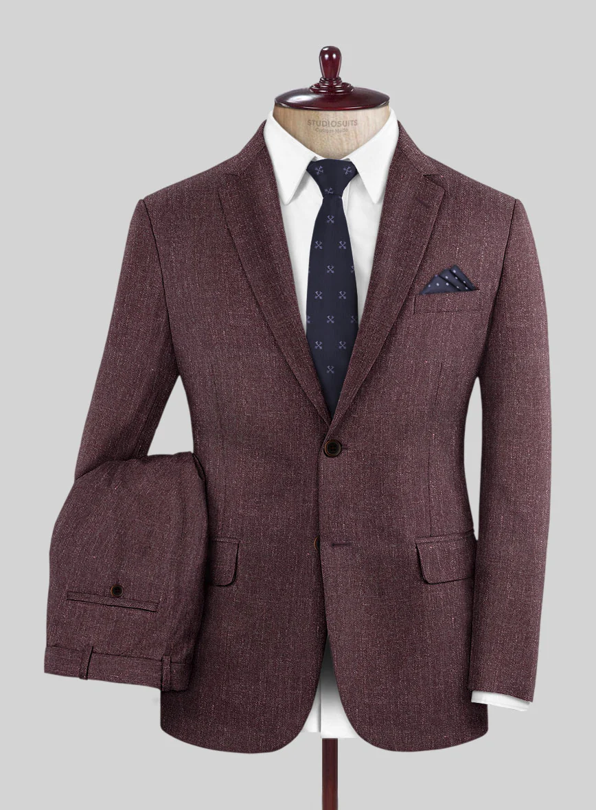 Italian Wool Cashmere Linen Attilio Suit - Image 2