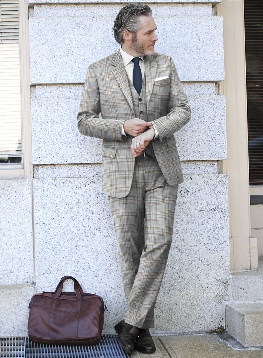 Italian Wool Casvo Suit - Image 2