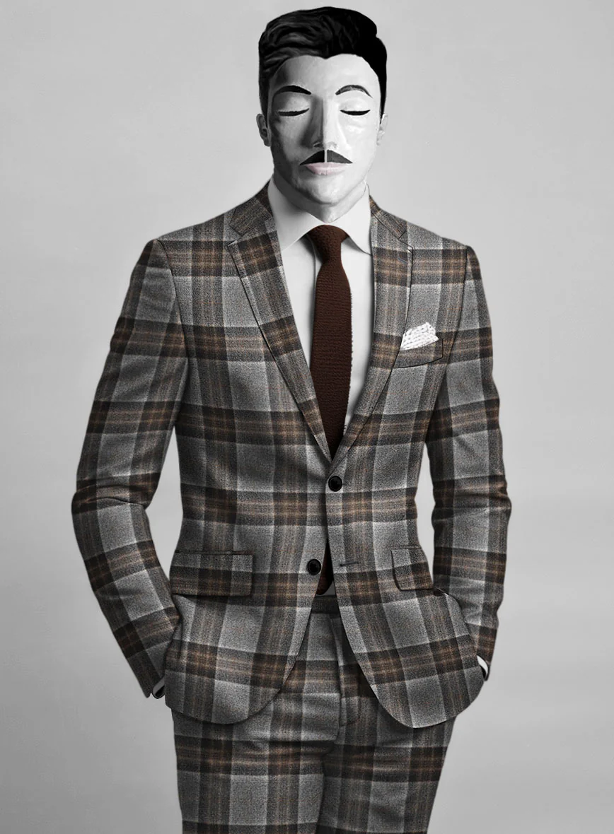 Italian Wool Cenere Suit - Image 3