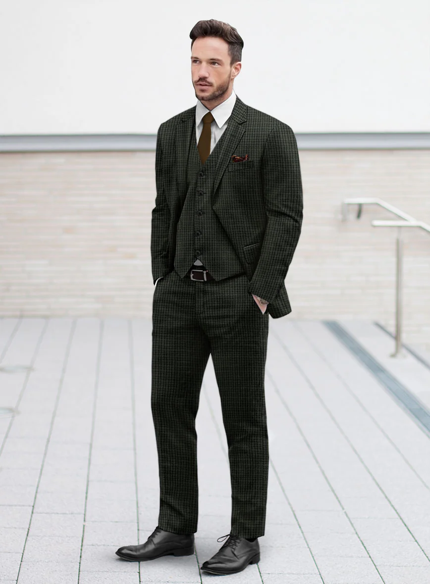 Italian Wool Cotton Pilni Suit - Image 2