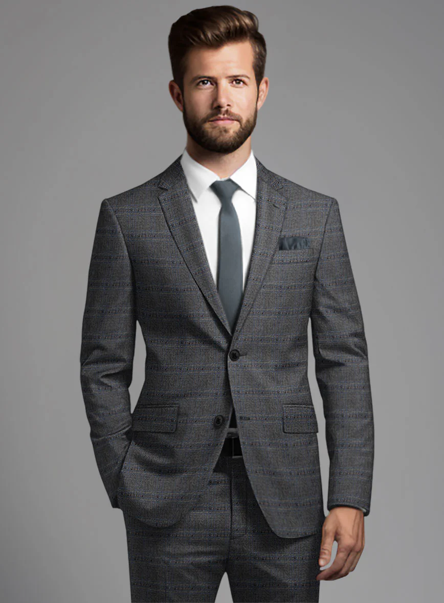 Italian Wool Cotton Quim Suit - Image 4