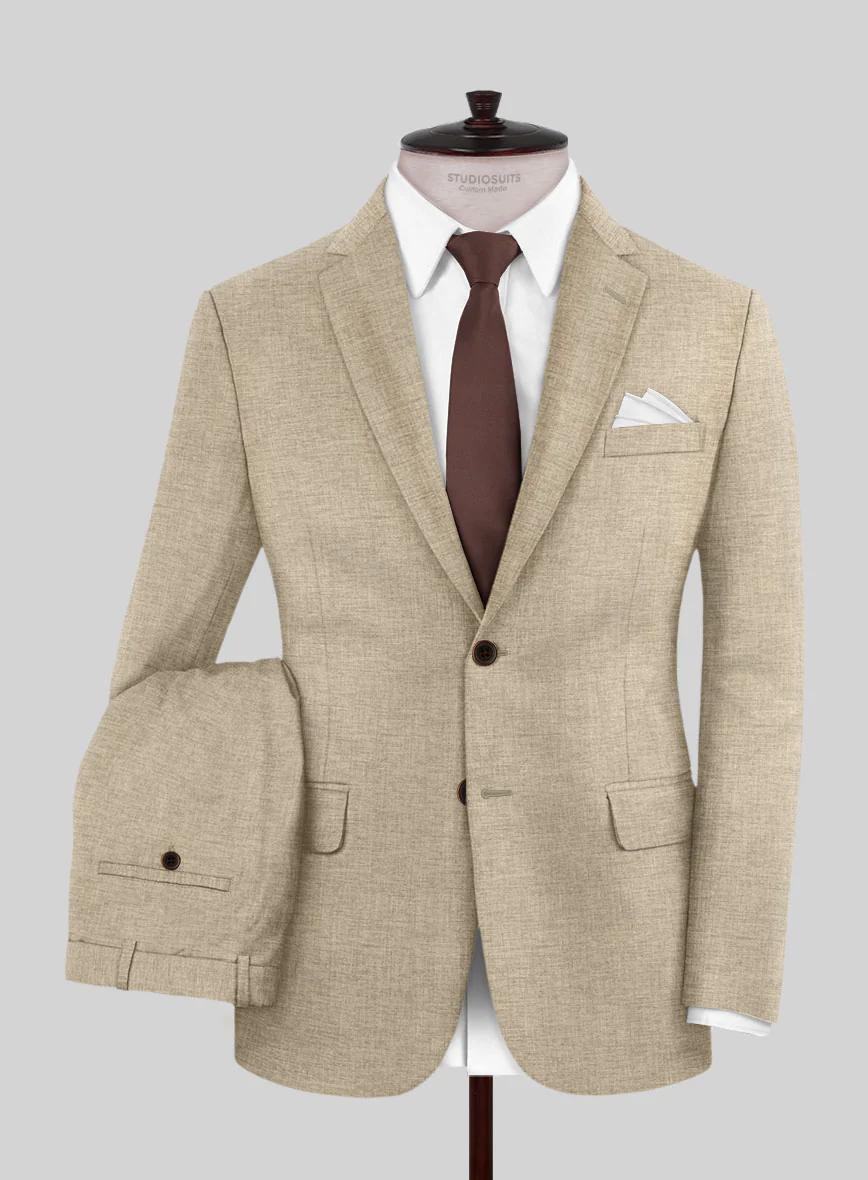 Italian Wool Cotton Silk Brexia Suit - Image 2