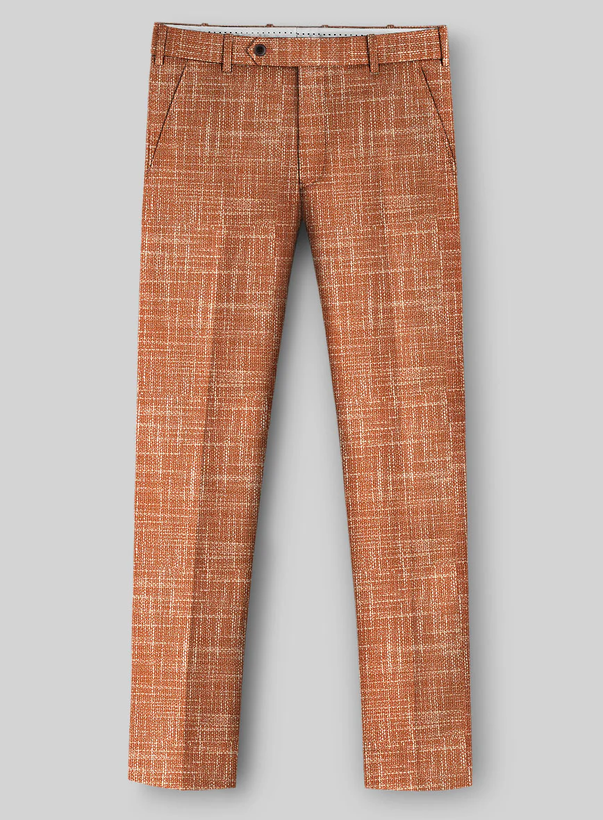 Italian Wool Cotton Silk Lycra Bracino Pants - Image 2