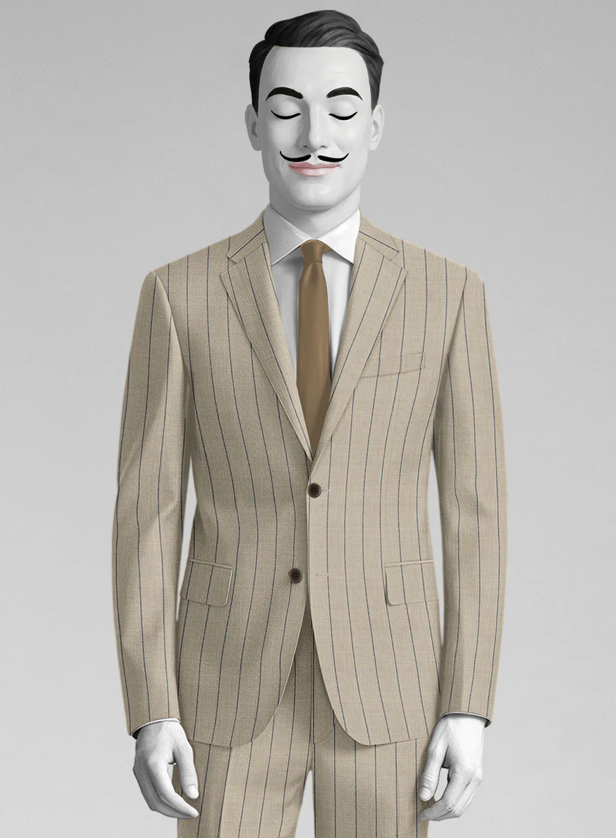Italian Wool Cotton Strayne Suit - Image 3
