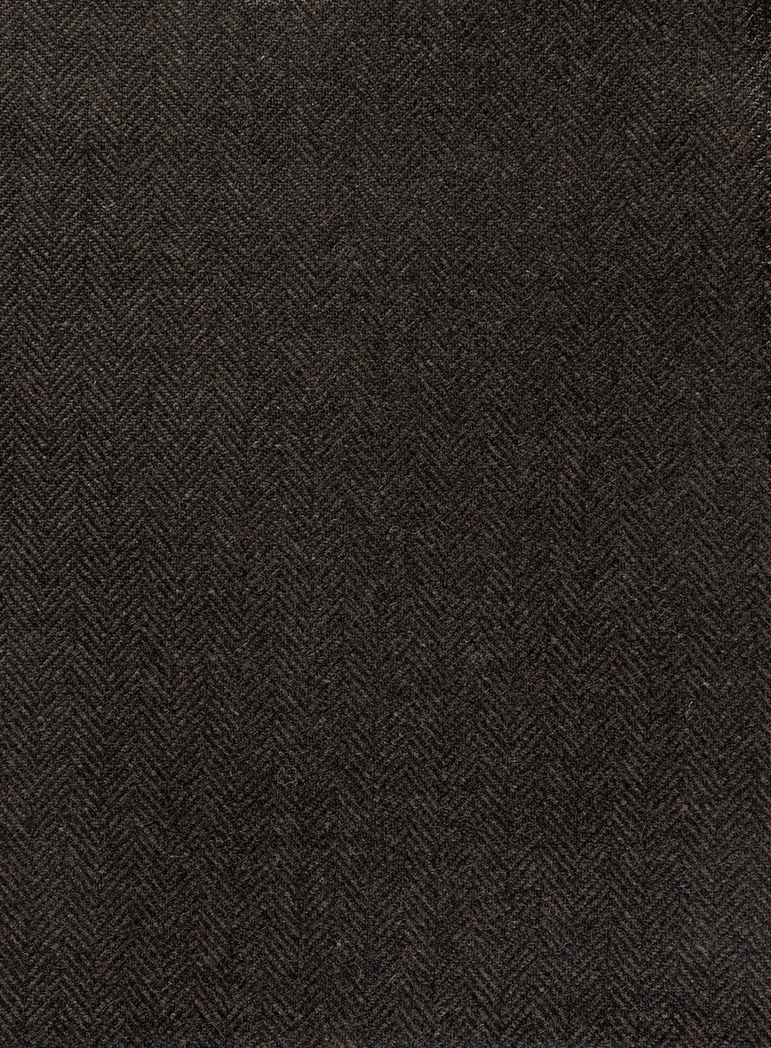 Italian Wool Herringbone Sortez Jacket - Image 3