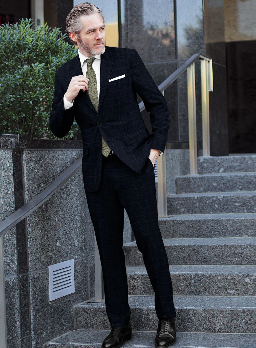 Italian Wool Jhoel Suit - Image 2