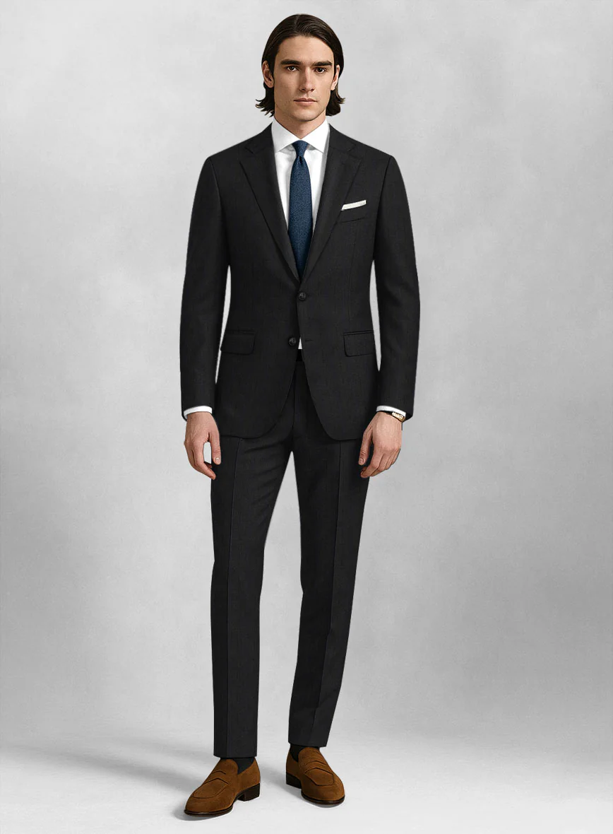 Italian Wool Linegrain Suit - Image 6