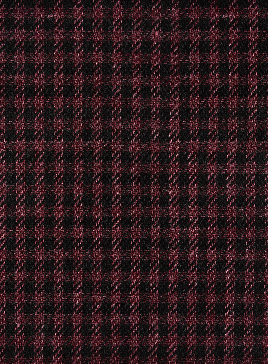 Italian Wool Linen Cashmere Figaro Houndstooth Suit - Image 6