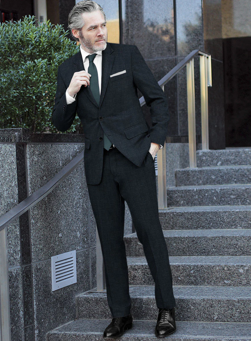 Italian Wool Linen Domingo Suit - Image 2