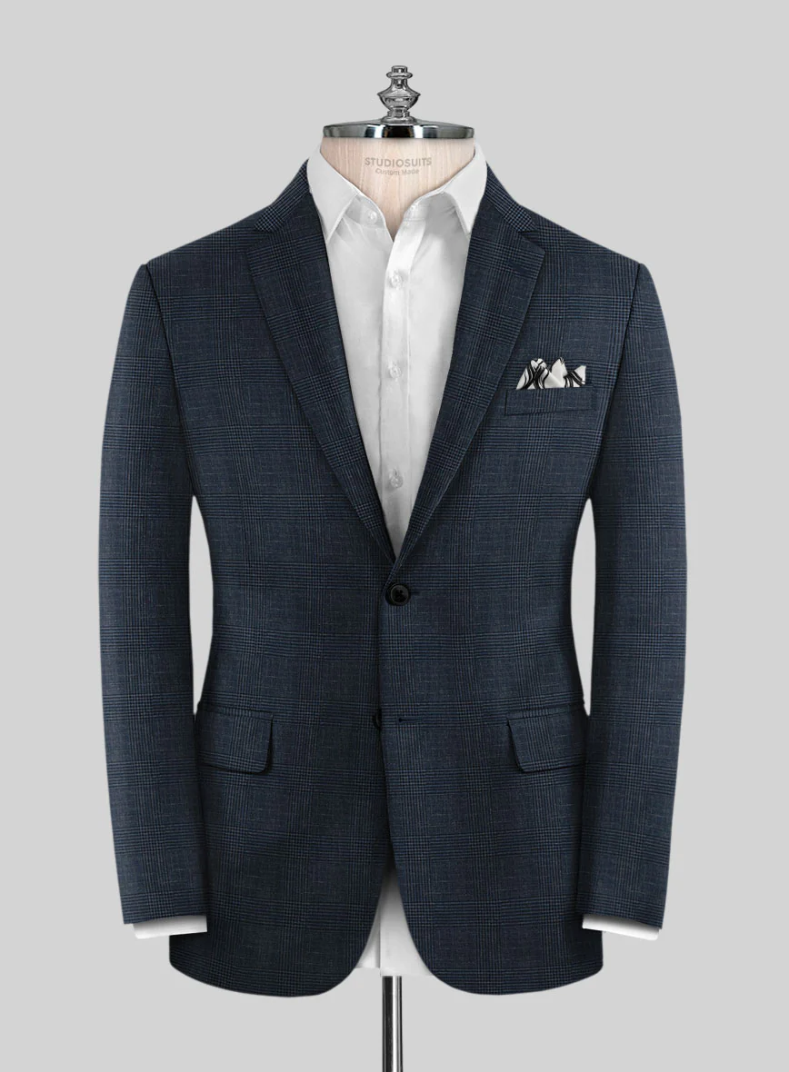 Italian Wool Linen Domingo Suit - Image 5