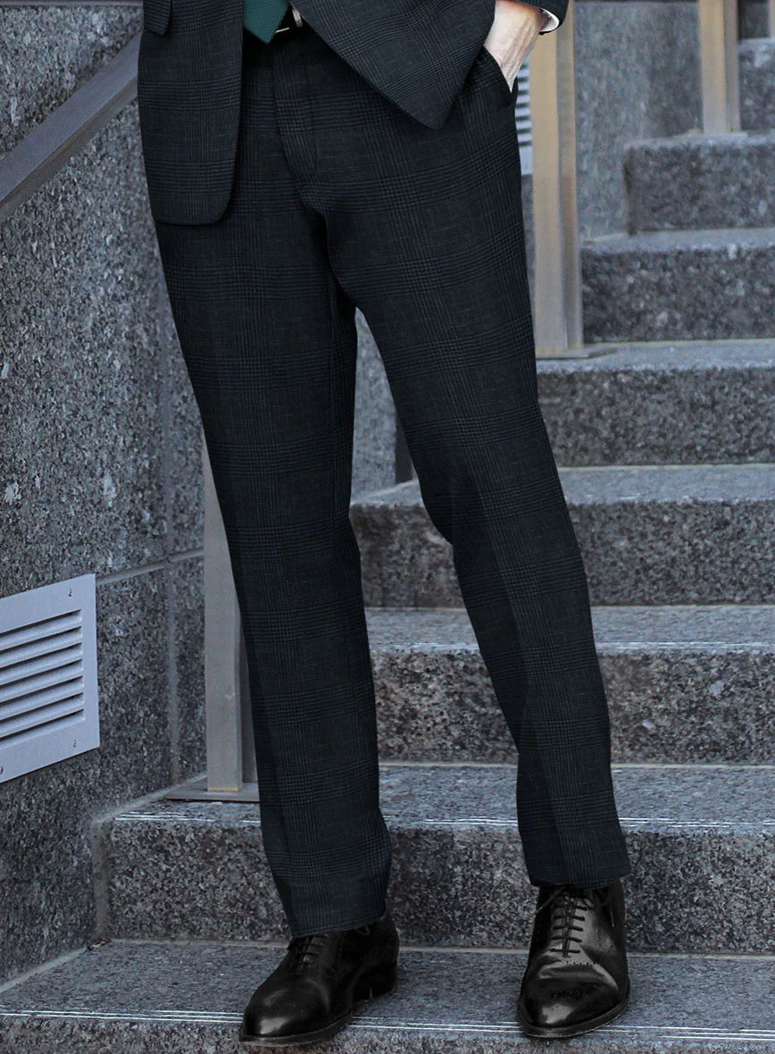 Italian Wool Linen Domingo Suit - Image 7