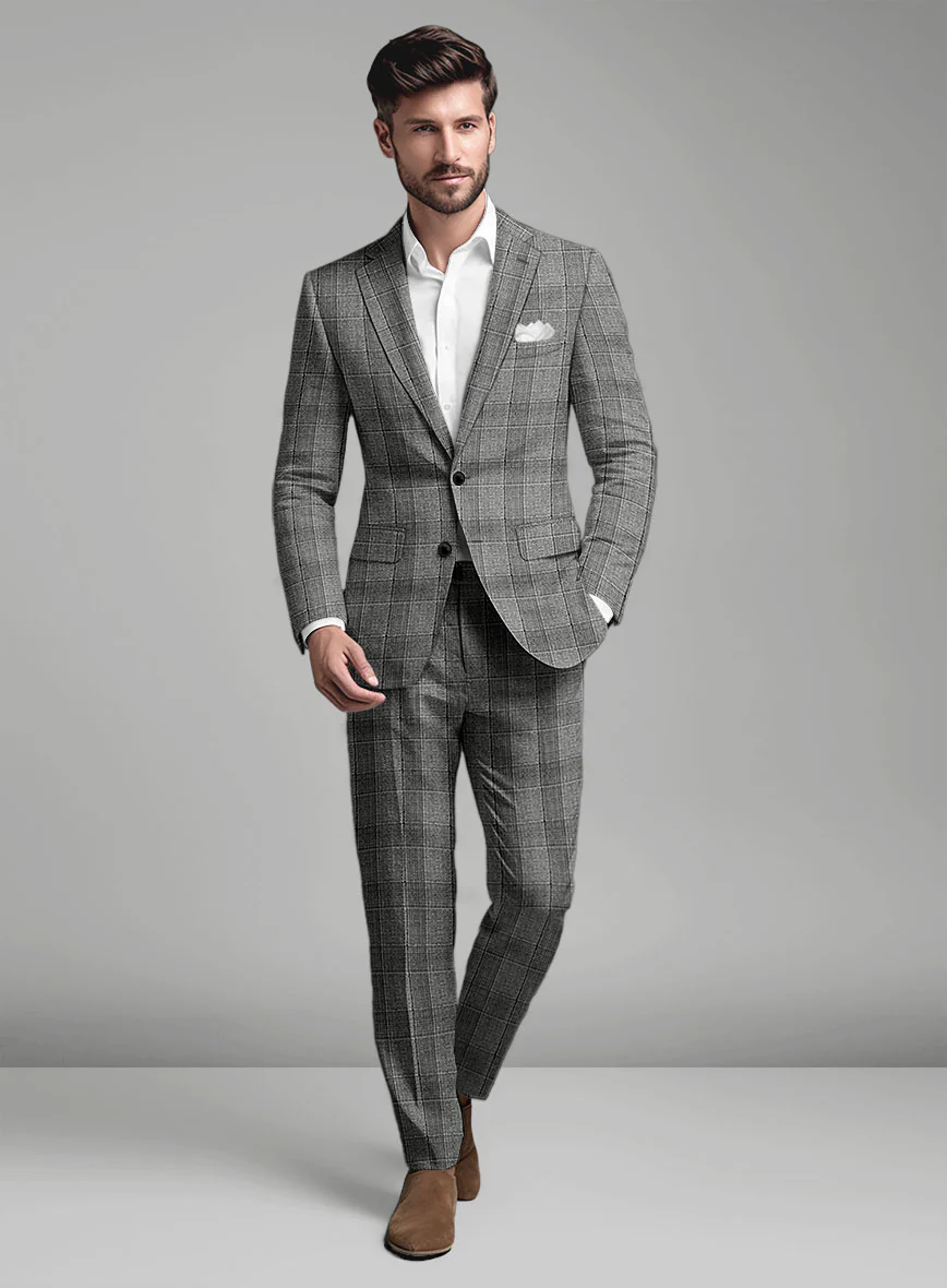 Italian Wool Linen Eladio Suit - Image 2