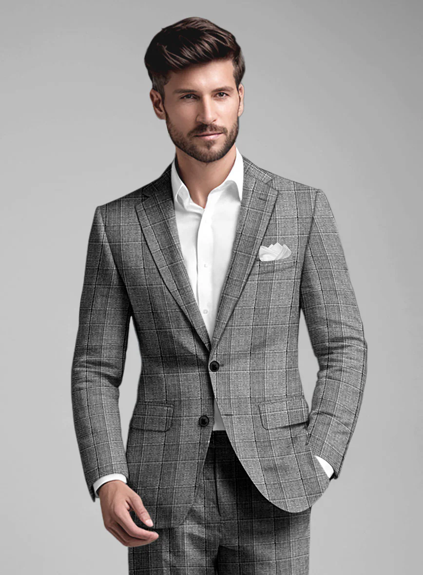 Italian Wool Linen Eladio Suit - Image 4
