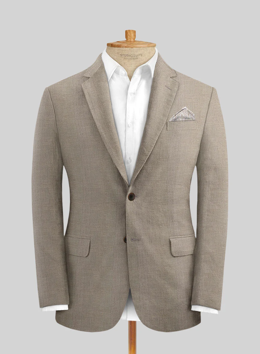 Italian Wool Linen Humberto Suit - Image 3