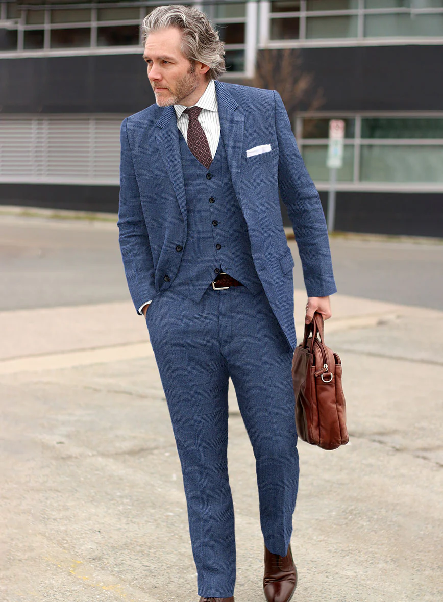 Italian Wool Linen Jeremias Suit - Image 2