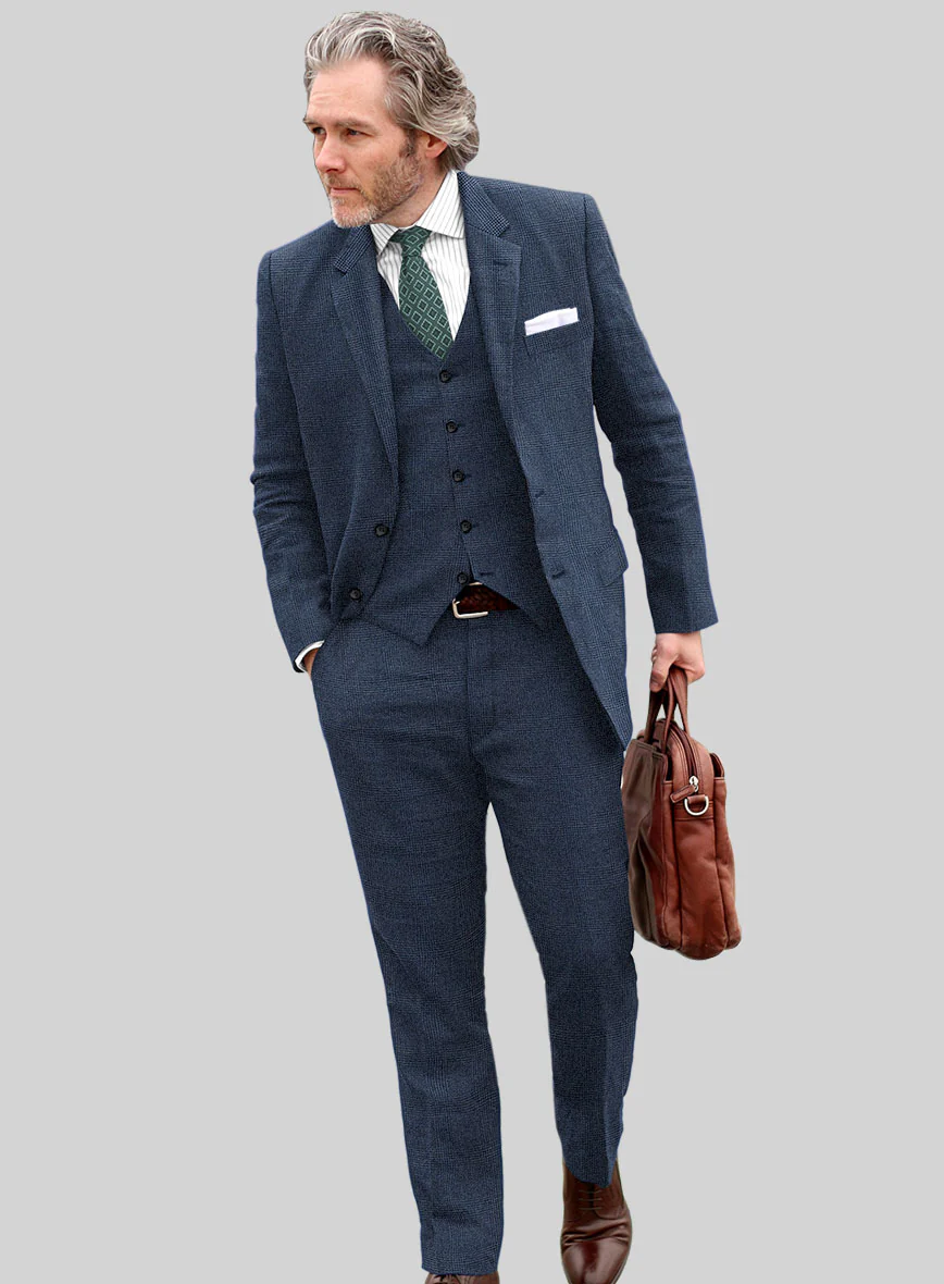 Italian Wool Linen Nestor Suit - Image 2