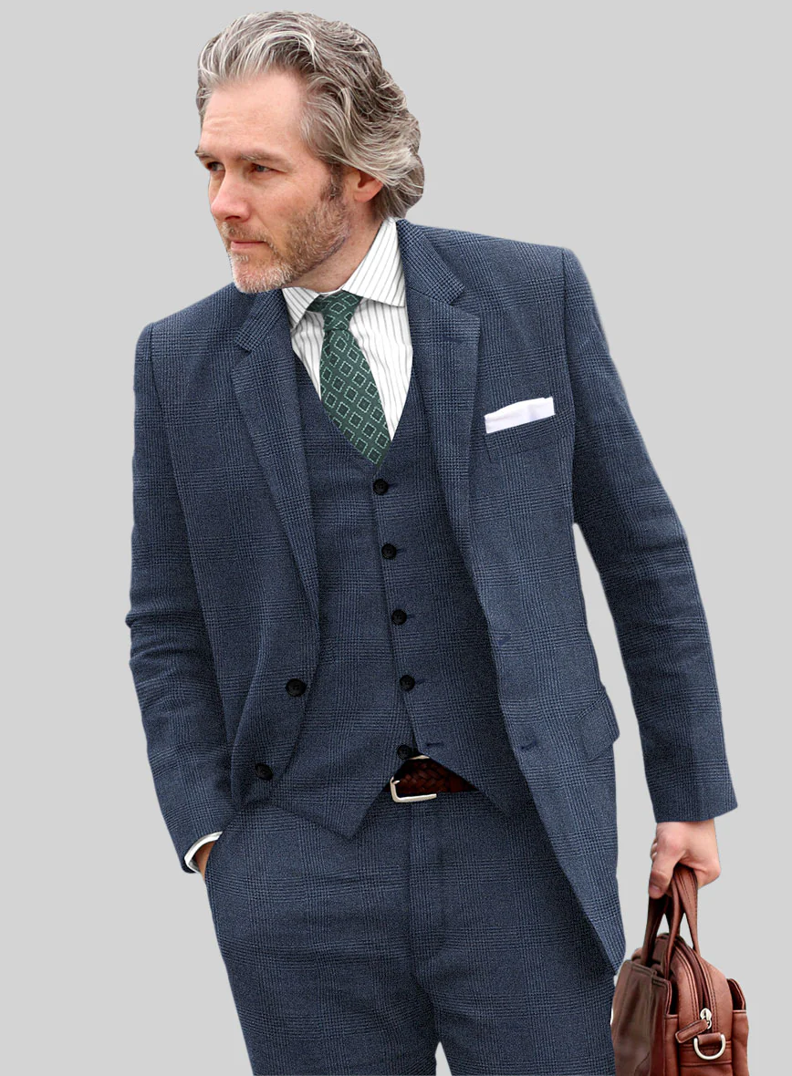 Italian Wool Linen Nestor Suit - Image 4