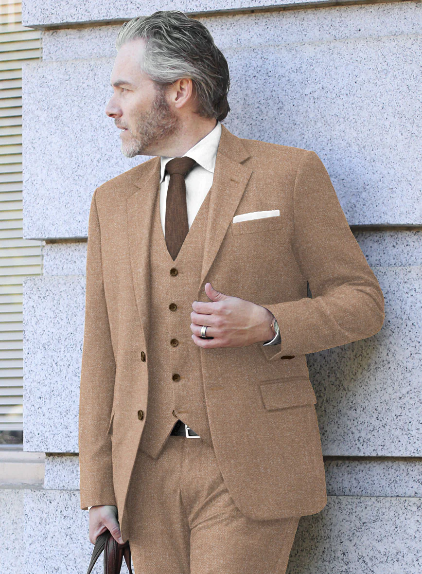 Italian Wool Linen Rafaele Suit - Image 4