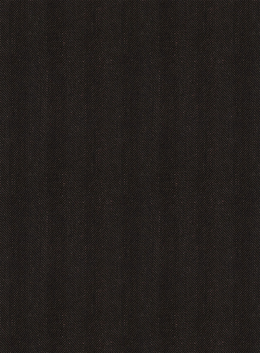 Italian Wool Linen Silk Ciagi Pants - Image 3