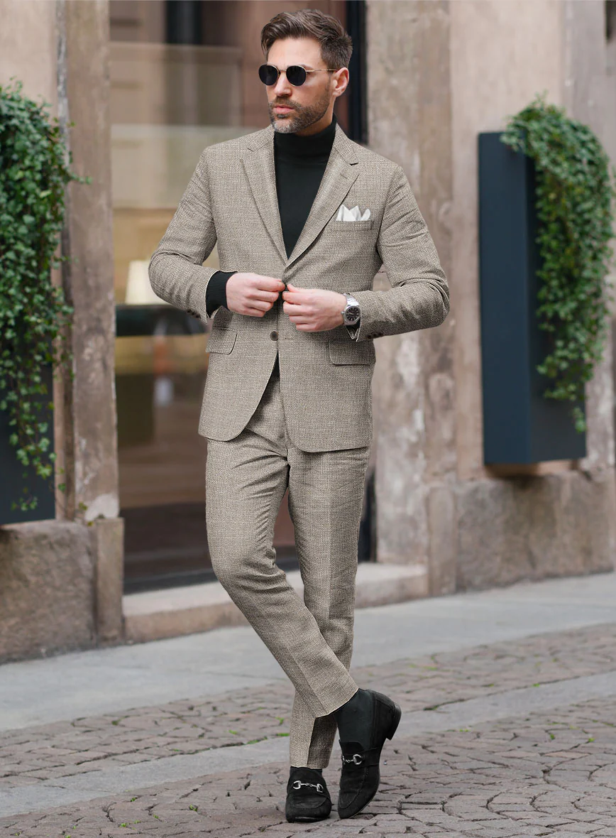 Italian Wool Linen Silk Justo Suit - Image 2