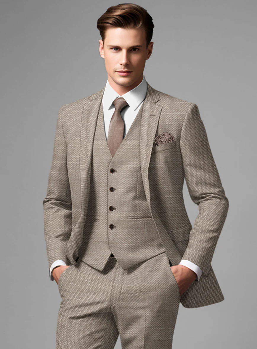 Italian Wool Linen Silk Lycra Erasmo Jacket - Image 2