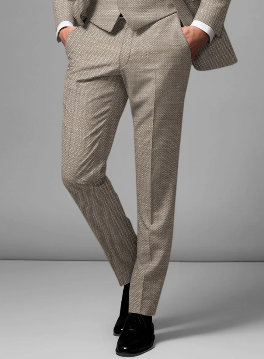 Italian Wool Linen Silk Lycra Erasmo Suit - Image 6