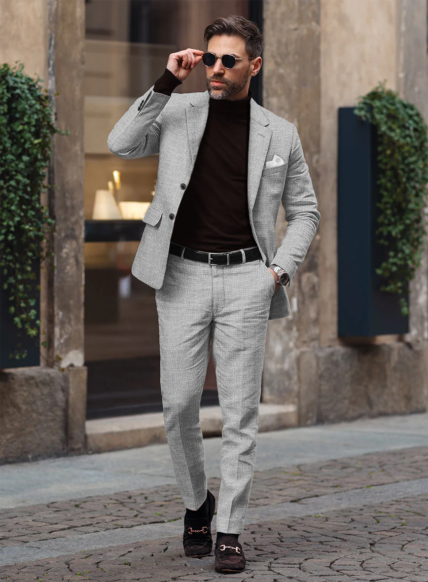 Italian Wool Linen Silk Ottavia Suit - Image 2