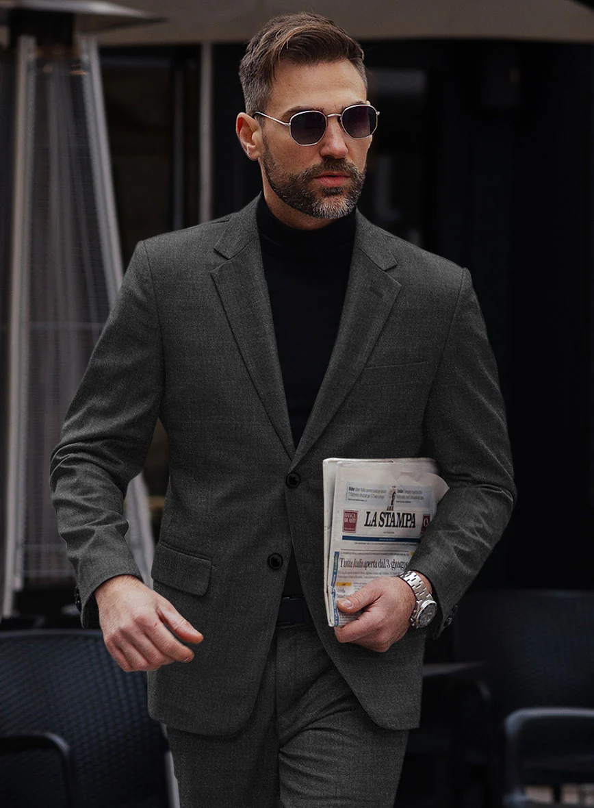 Italian Wool Lycra Pasquale Jacket - Image 2