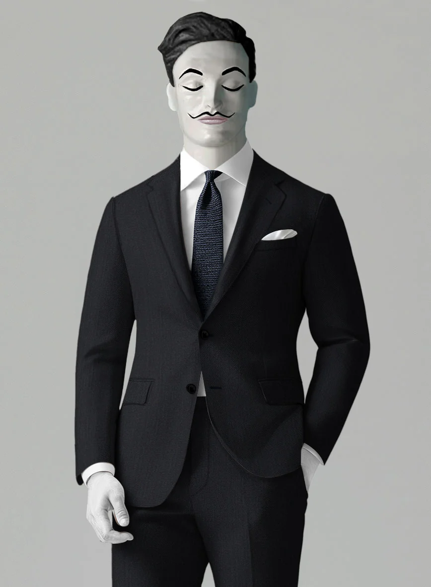 Italian Wool Lycra Rulesto Suit - Image 3