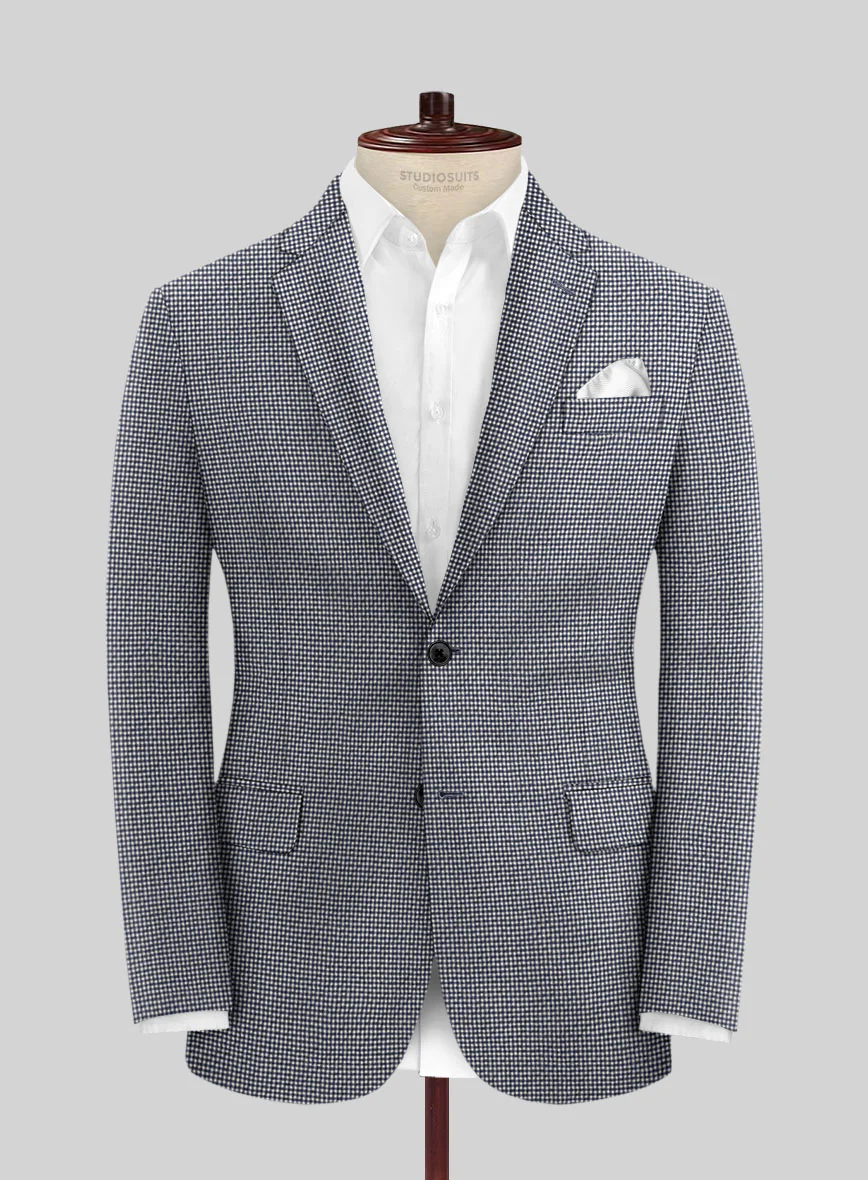 Italian Wool Lycra Saverio Jacket - Image 3