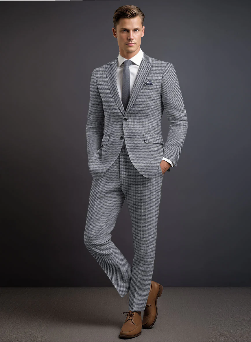 Italian Wool Lycra Saverio Suit - Image 2